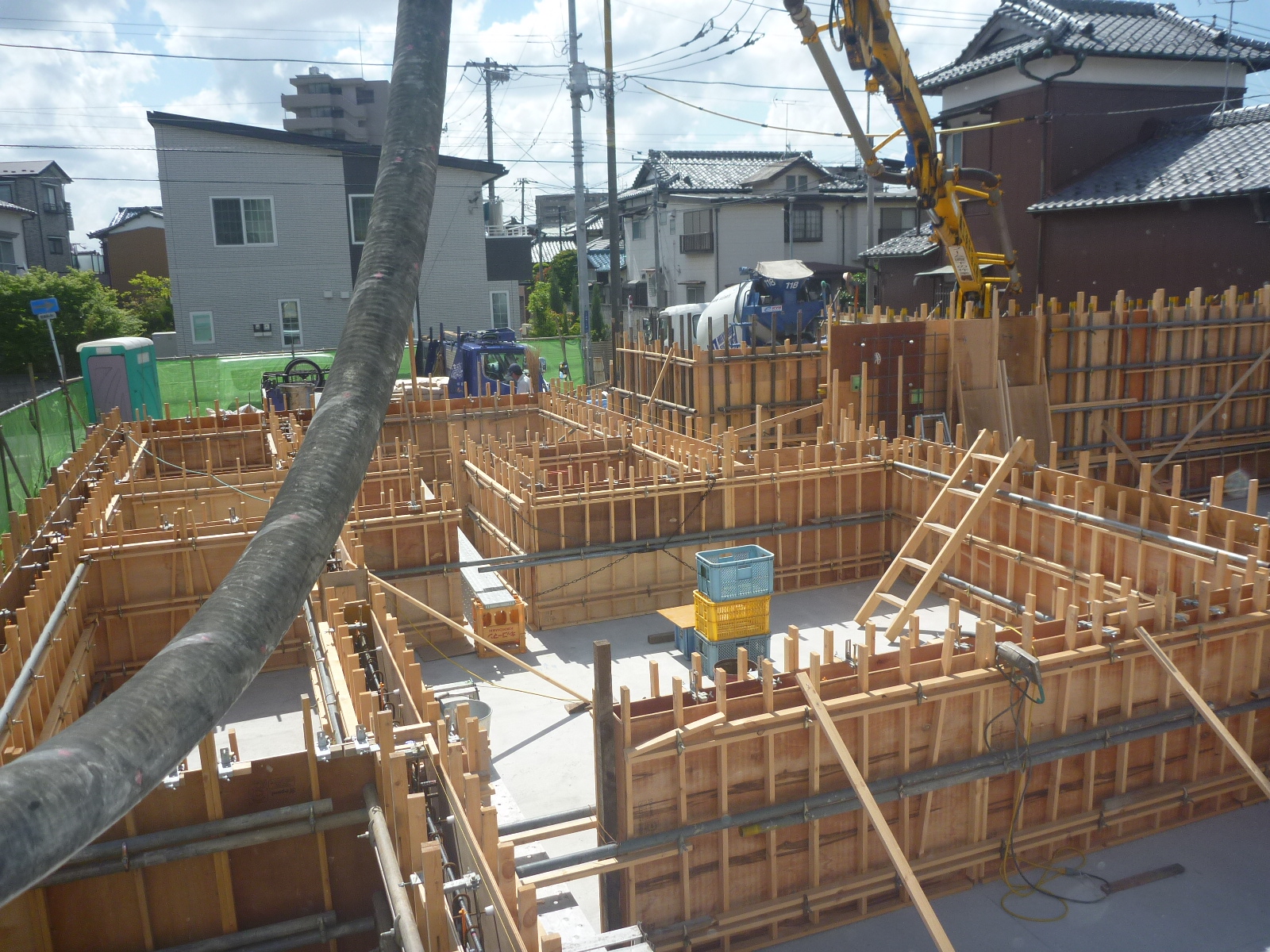 市川市S邸　基礎工事